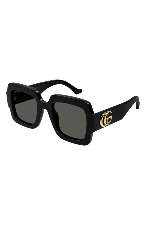 gucci sunglasses tiger print|gucci 50mm square sunglasses.